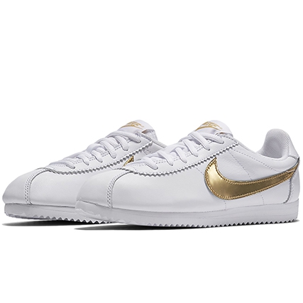 nike cortez blanche or